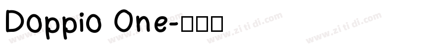 Doppio One字体转换